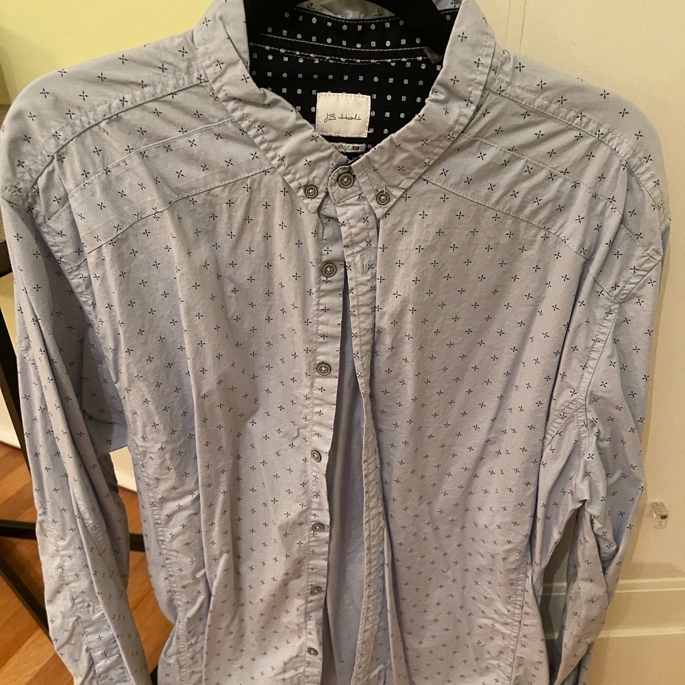 Mens XL J.B. Holt button down shirt